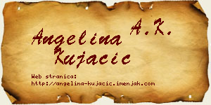 Angelina Kujačić vizit kartica